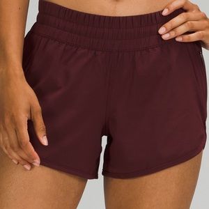 lululemon Tracker Shorts - Red Merlot